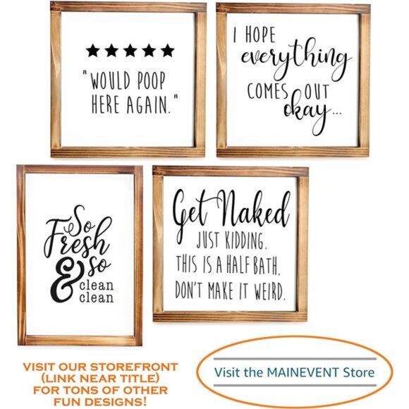 Toilet Rules Bathroom Sign 11x16 Inch, Bathroom Rules Sign, Toilet Rules Sign - Picture 5 of 7